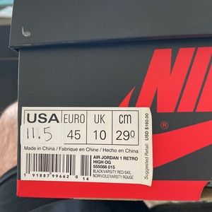 Nike AIR JORDAN 1 Retro High OG
